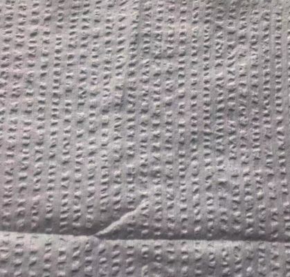 Vải bông seersucker màu xám nhuộm phản ứng 115gsm