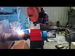 Máy xoắn cuối trục di động để gia công trục, hàn tự động, sản xuất sợi