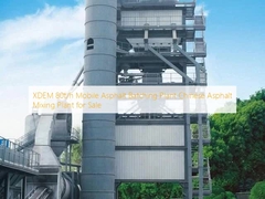 XDEM 80t / h Mobile Asphalt Batching Plant Trung Quốc Asphalt Mixing Plant để bán