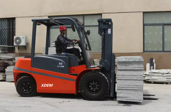 5 tấn 6t pin lithium chạy điện counterbalance forklift