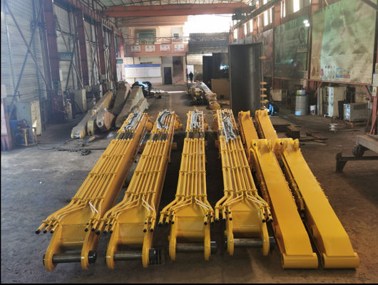 OEM 18-22m Extension Excavator Long Reach Boom Arm Đối với 20-50T Excavator Long Boom tùy chỉnh