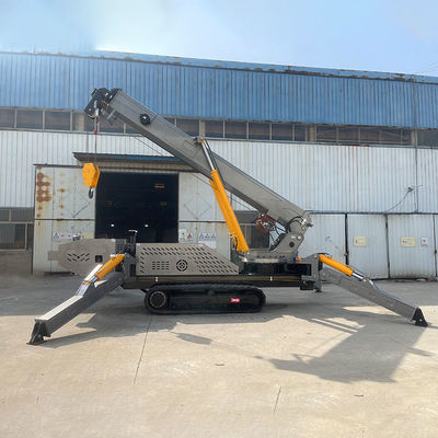 XDEM 10T 12T Mini Crawler Hydraulic Crane Hoist Telescopic Diesel Track Spider Crane