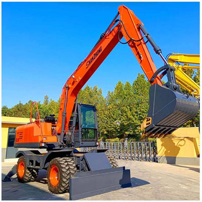 Chất lượng tốt Nhà máy 18ton bánh xe Excavator SZL180 SHANZHONG Hydraulic Digger