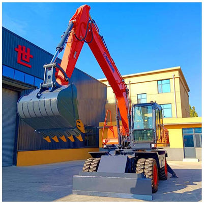 Chất lượng tốt Nhà máy 18ton bánh xe Excavator SZL180 SHANZHONG Hydraulic Digger