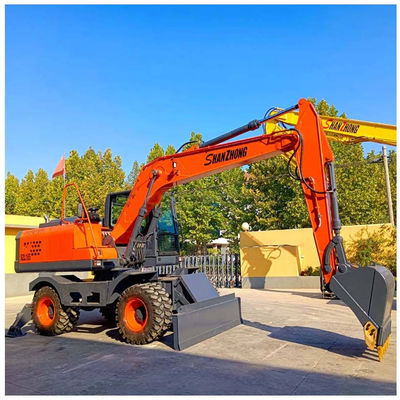 Chất lượng tốt Nhà máy 18ton bánh xe Excavator SZL180 SHANZHONG Hydraulic Digger
