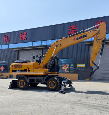 SHANZHONG 21ton Wheel Excavator SZL215 Máy đào thủy lực