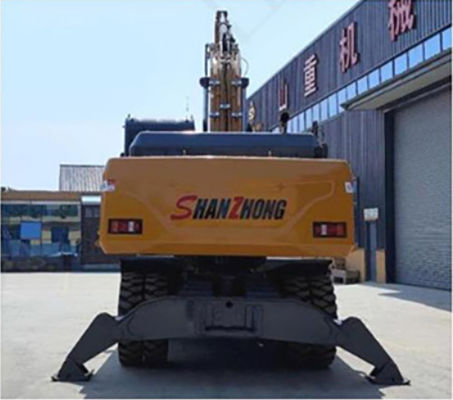SHANZHONG 21ton Wheel Excavator SZL215 Máy đào thủy lực