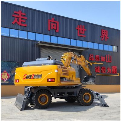 SHANZHONG 21ton Wheel Excavator SZL215 Máy đào thủy lực