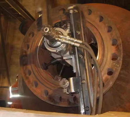 XDEM Đèn lỏng di động OD Mount Flange Faceing Shipyard Mining Repair