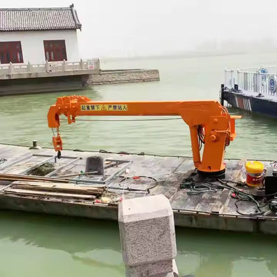 XDEM Đàn cẩu nổi Đàn cẩu kính thiên văn Đàn cẩu thủy lực cố định cho tàu và thuyền đánh cá từ bến tàu