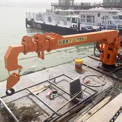 XDEM Đàn cẩu nổi Đàn cẩu kính thiên văn Đàn cẩu thủy lực cố định cho tàu và thuyền đánh cá từ bến tàu