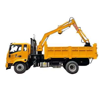 XDEM Multifunctional Hydraulic Rotating Boom Grab Timber Crane với khung ô tô cho sử dụng nông nghiệp