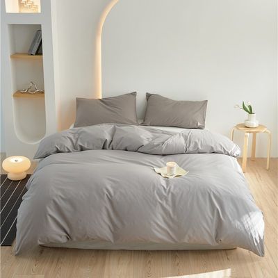 Xanh nhạt 100% vải bông phủ chăn giường