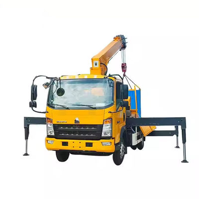 XDEM Premium Cranes Truck-mounted Arm thẳng cho xây dựng với cantilever Rotation và công nghệ điện thủy lực