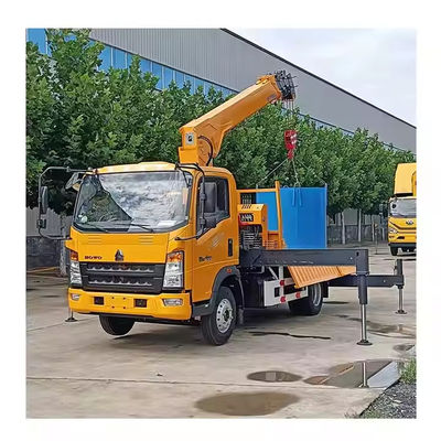 XDEM Premium Cranes Truck-mounted Arm thẳng cho xây dựng với cantilever Rotation và công nghệ điện thủy lực