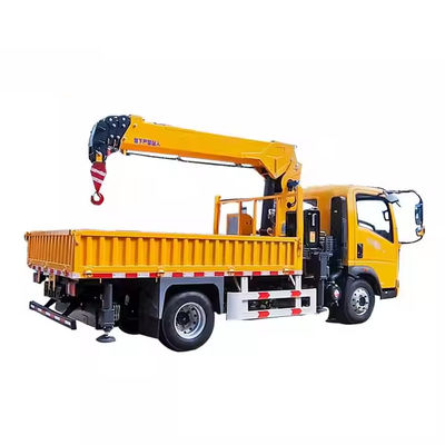 XDEM Cải thiện phạm vi và tính linh hoạt Howo Brand Dump Truck Crane gắn với boom kính thiên văn