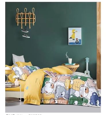 Thiết kế mới 100% Cotton Reactive Print Quần phủ giường Set chất lượng cao tùy chỉnh kích thước