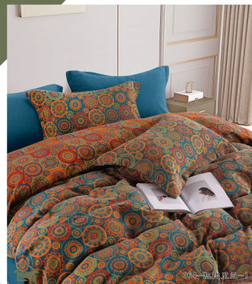 Thiết kế mới Jacquard vải bông giường đặt Cutom kích thước chăn phủ giường