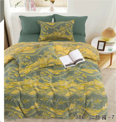 100% bông giặt Jacquard Chăn gối Set Quần phủ giường Chăn gối tùy chỉnh kích thước