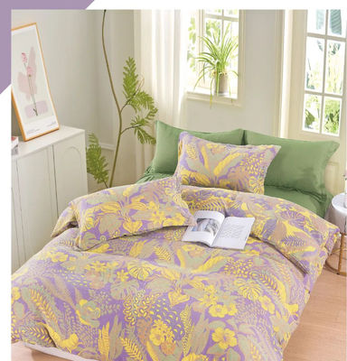 Jacquard màu sắc bông giường bộ đồ gia dụng gối vỏ giường trang bị tấm tùy chỉnh kích thước