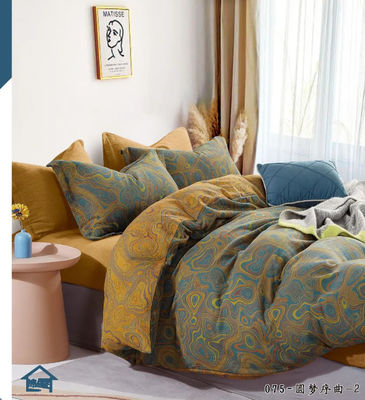 Cotton Jacquard giường bộ phủ chăn chăn gối gối vỏ trang bị tấm