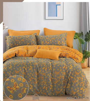 100% bông giặt giường bộ Cutom kích thước phủ chăn giường giường gối vỏ trang bị tấm