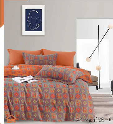 Sợi phản ứng nhuộm bông Jacquard giường bộ trang trí