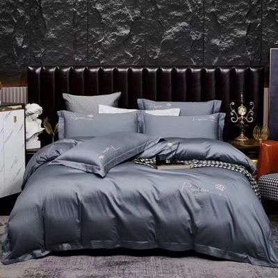 100S Cotton Ai Cập thêu phủ chăn giường đặt nhà sản phẩm dệt may tùy chỉnh kích thước