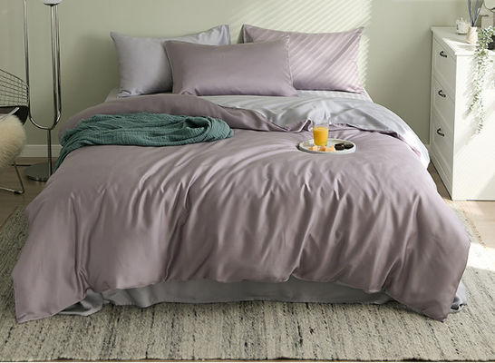 Màu sắc tinh khiết 60S Châu Âu Luxury Tencel Bedding Set Home Textile Product Size tùy chỉnh