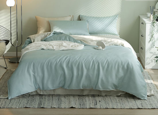 Màu sắc tinh khiết 60S Châu Âu Luxury Tencel Bedding Set Home Textile Product Size tùy chỉnh