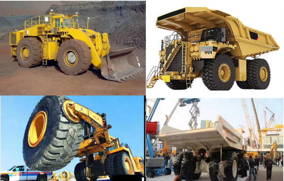 XDEM 260T Máy ép lốp xe thủy lực cho khai thác mỏ Lốp xe OTR Xe tải khai thác mỏ Lốp xe 23.5R25 29.5R25 35/65R35 45/68R45