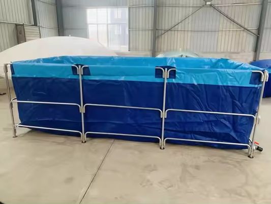 Bể vuông PVC gấp gọn XDEM cho nông nghiệp, Bể vuông bạt nuôi trồng, Hình chữ nhật cho trang trại cá
