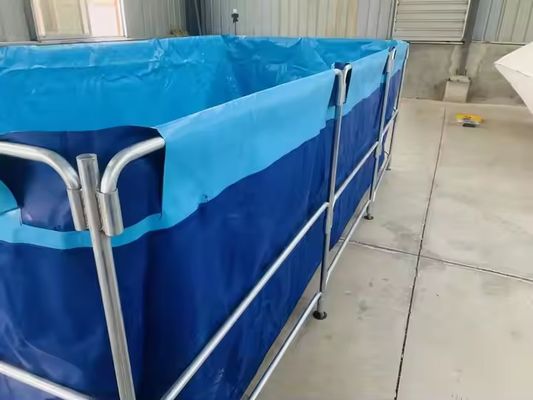 Bể vuông PVC gấp gọn XDEM cho nông nghiệp, Bể vuông bạt nuôi trồng, Hình chữ nhật cho trang trại cá