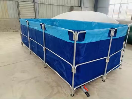 Bể vuông PVC gấp gọn XDEM cho nông nghiệp, Bể vuông bạt nuôi trồng, Hình chữ nhật cho trang trại cá