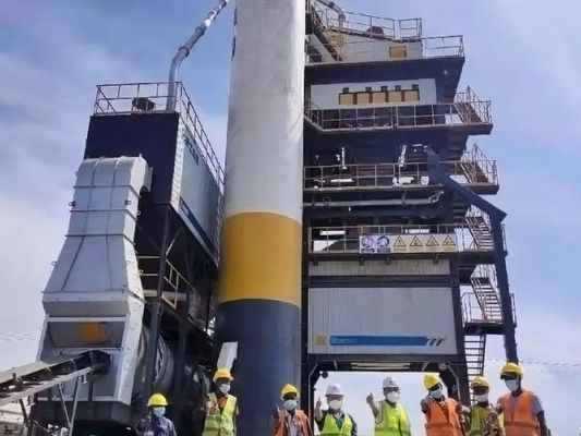 Trạm trộn bê tông nhựa di động 80t/h, trạm trộn nhựa đường Trung Quốc hiệu quả cao