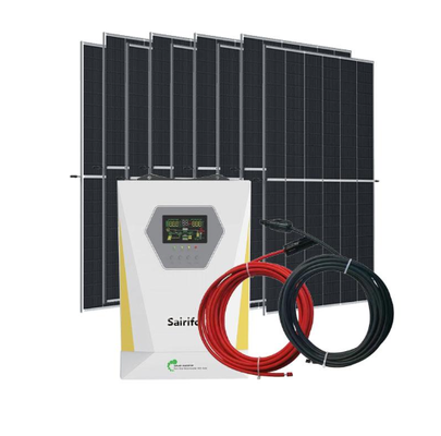 Khung kẽm Hệ thống năng lượng mặt trời hoàn chỉnh 300W-20KW Hiệu quả cao 15%-22% Thiết bị quang điện ngoài lưới cho nhà & trang trại cung cấp năng lượng
