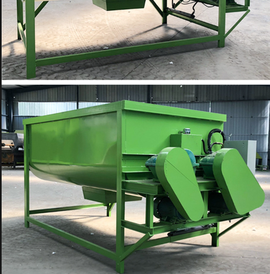 Máy trộn thức ăn chăn nuôi chống ăn mòn ngang Máy trộn thức ăn chăn nuôi bảo trì thấp với cạnh tròn an toàn