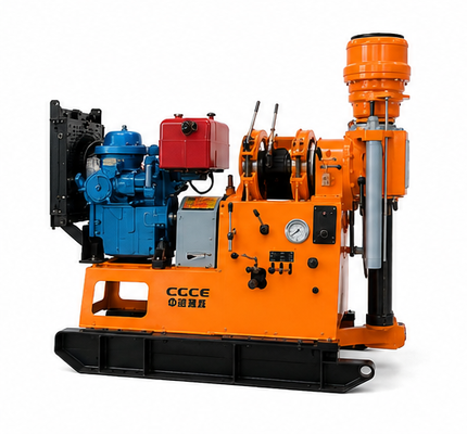 XDEM Chongtan XY-2B Máy khoan lõi loại trục chính Máy khoan thăm dò địa chất 530m Máy khoan giếng khoan phun vữa siêu nhỏ lỗ khoan tối đa 300mm với nguồn điện kép Diesel & điện