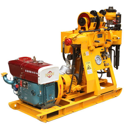 XY-1 Tốc độ cao cơ sở địa chất khoan khoan 100m Độ sâu trục máy khoan thăm dò xoay cho đất lấy mẫu nước giếng Grouting nổ lỗ khoan thiết bị