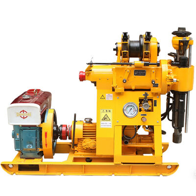 XY-1 Tốc độ cao cơ sở địa chất khoan khoan 100m Độ sâu trục máy khoan thăm dò xoay cho đất lấy mẫu nước giếng Grouting nổ lỗ khoan thiết bị