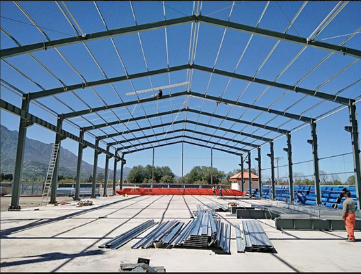 Nhà kho kết cấu thép nhẹ đúc sẵn Xưởng nhà kho