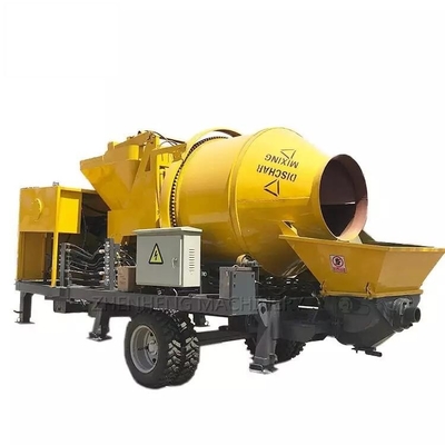 Máy trộn và bơm bê tông Dây chuyền sản xuất bê tông di động JBS40