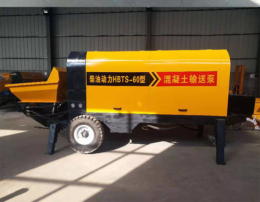 HBTS60 60M3/H máy bơm phân phối bê tông XDEM 60 mét khối máy bơm kéo 7200 Kg