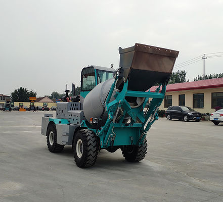 Tự tải xe tải bê tông Máy trộn Moto XDEM 2.4m3 6000 Kg