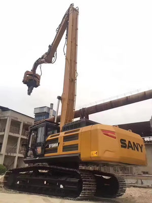 Tùy chỉnh 20-60 Ton Digger Piling Boom Extension Boom và Arm với búa cho máy đào xây dựng