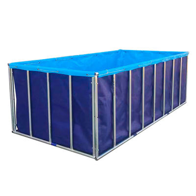 Bể vuông PVC gấp gọn XDEM cho nông nghiệp, Bể vuông bạt nuôi trồng, Hình chữ nhật cho trang trại cá