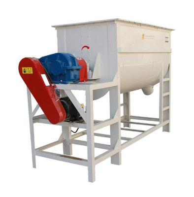 Máy trộn thức ăn chăn nuôi chống ăn mòn ngang Máy trộn thức ăn chăn nuôi bảo trì thấp với cạnh tròn an toàn