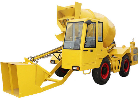 Xe trộn bê tông tự nạp 2,5m3, Xe trộn bê tông 4 mẻ / giờ