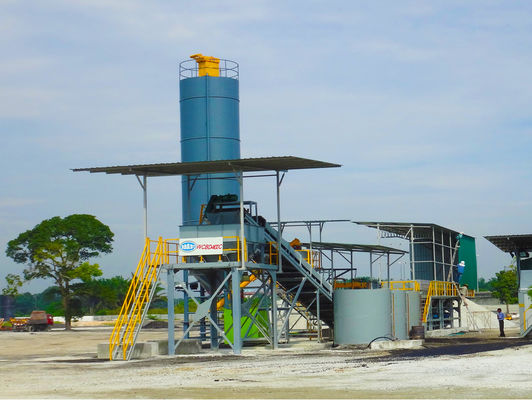 Nhà máy trộn và trộn bê tông 125kw 400t / H Máy xây dựng đường bộ