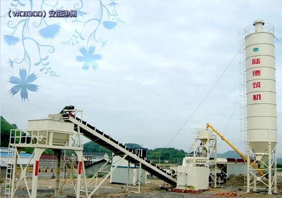 Nhà máy trộn xi măng đất 85kW, Trạm trộn bê tông 300t / H